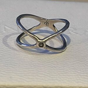 Grace & Heart Silver Infinity Ring